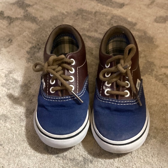 Vans brown and navy sneakers - Picture 1 of 9
